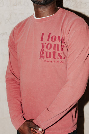 LOVE YOUR GUTS LONG SLEEVE TEE