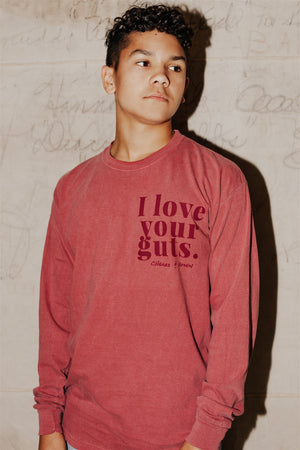 LOVE YOUR GUTS LONG SLEEVE TEE