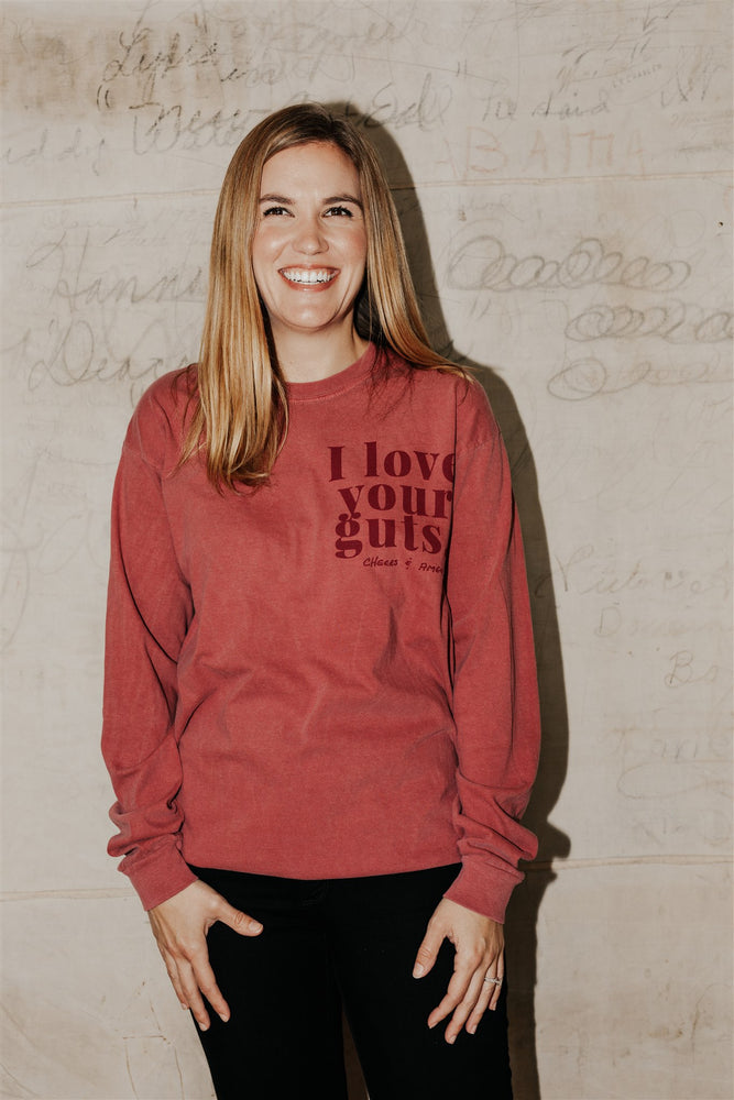 LOVE YOUR GUTS LONG SLEEVE TEE